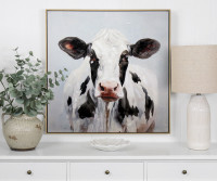 Fresian Cow Canvas Painting