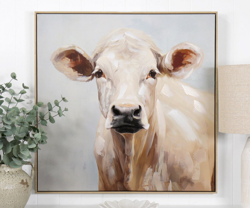 Jersey Cow Canvas Painting