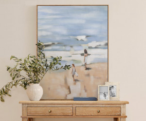 Drifter Beach Canvas Painting