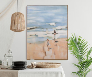 Drifter Beach Canvas Painting