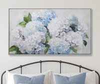 Isabella Blue Hydrangeas Canvas Painting