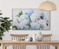 Isabella Blue Hydrangeas Canvas Painting