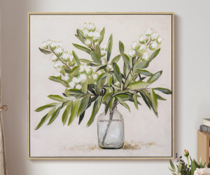 Veradale Olive Leaf Canvas Painting