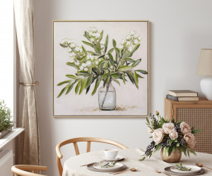 Veradale Olive Leaf Canvas Painting