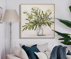 Veradale Olive Leaf Canvas Painting