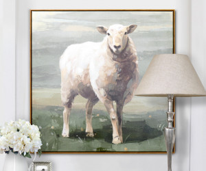 Corriedale Country Sheep Canvas Painting