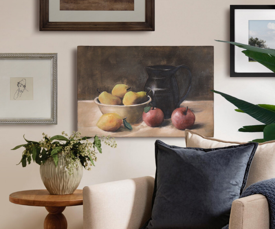 Salgados Fruit Still Life Canvas Painting