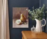 Ferrera Pears Still Life Canvas Painting