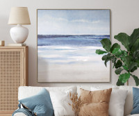 Ocean Breeze Framed Canvas Painting