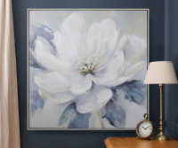 Amalia White Peony I Canvas Painting