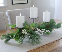 Canterbury White Berry Table Centrepiece