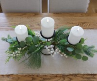 Canterbury White Berry Table Centrepiece