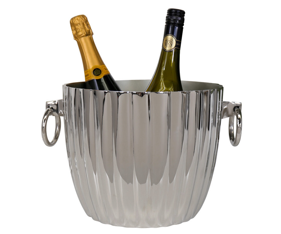 Corona Silver Champagne Bucket