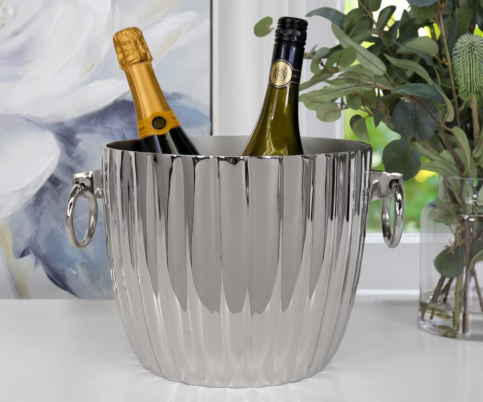 Corona Silver Champagne Bucket