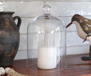 Priory Glass Cloche - Candle Dome