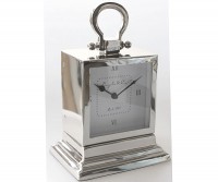 Halifax Stepped Silver Mantel Clock