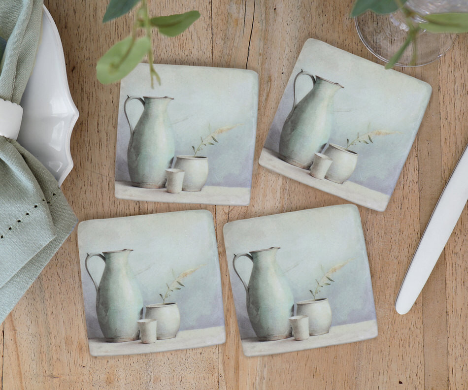 Set 4 Sandgate Still Life Coasters