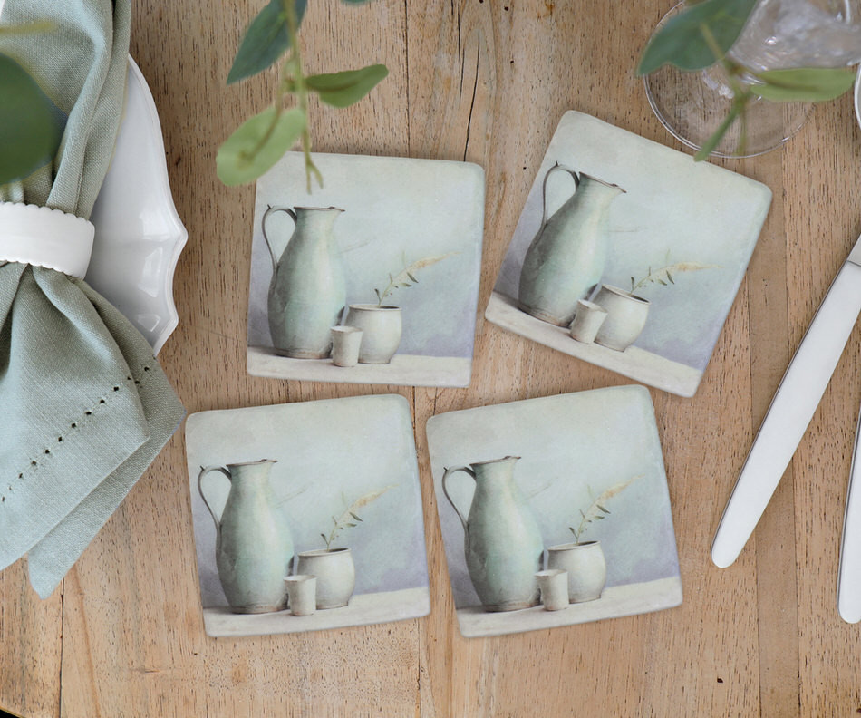 Set 4 Sandgate Still Life Coasters