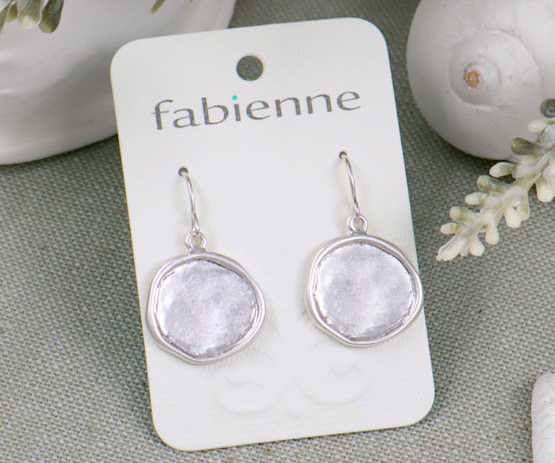 Matisse Silver Coin Earrings