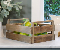 Large Farmhouse Wooden Crate