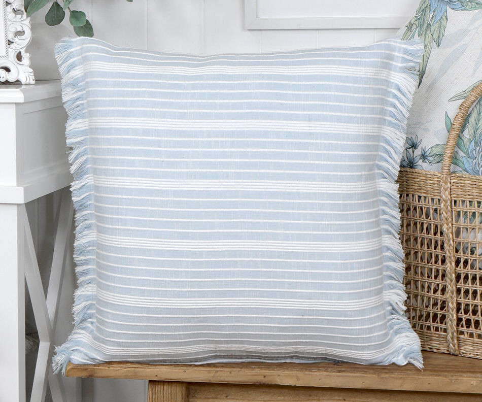 Dawson Blue Stripe Cushion