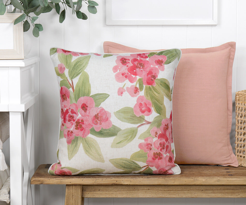 Lillian Pink Blossom Cushion