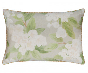 Lillian Green Blossom Cushion - Lumbar