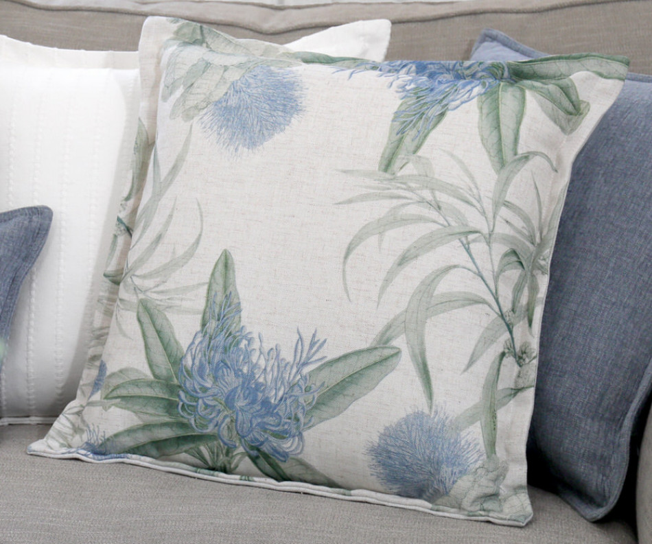 Marcella Blue Natives Cushion