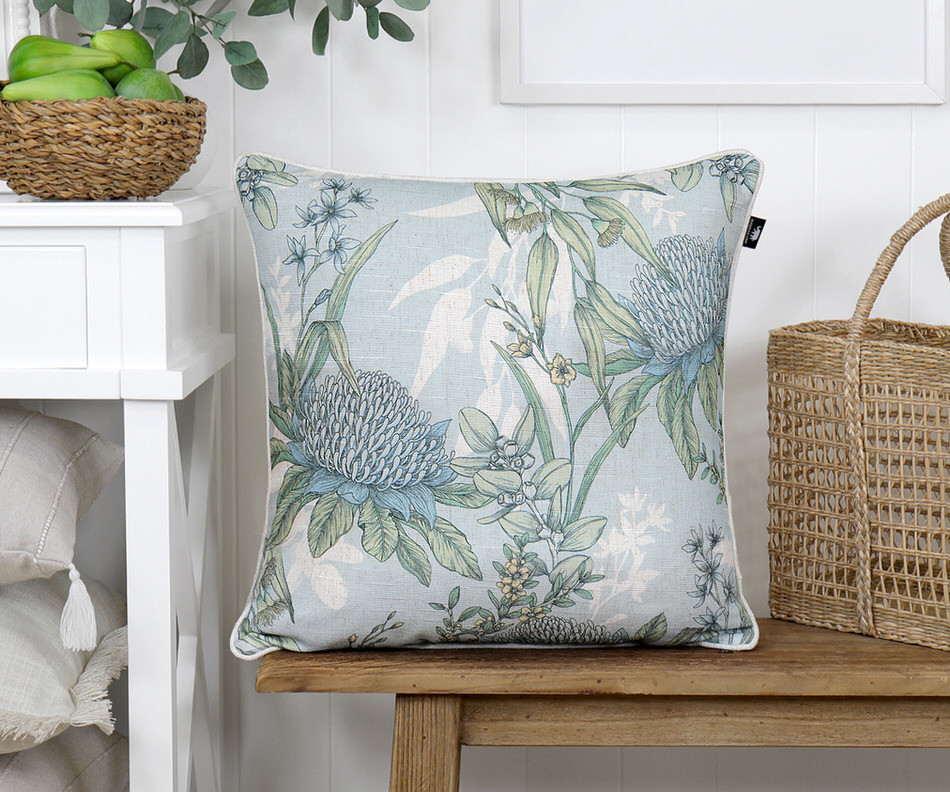 Blue Mirella Waratahs Cushion 50cm