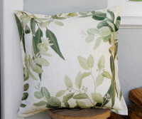 Franklin Eucalyptus Leaf Green Cushion