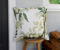 Franklin Eucalyptus Leaf Green Cushion