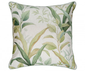 Crawford Green Leaf Cushion