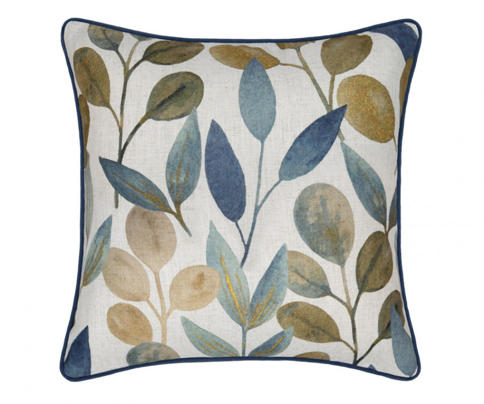 Lakewood Leaves Linen Cushion