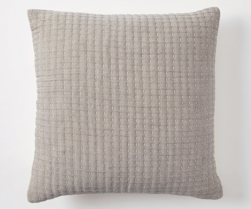 Berkeley Taupe Grey Quilted Cushion