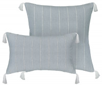 Brighton Blue Chambray Cushion