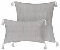 Brighton Taupe Chambray Cushion - Lumbar