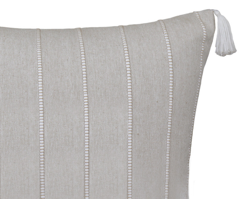 Brighton Taupe Chambray Cushion