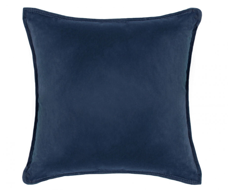 Large Caspian Blue Velvet Cushion