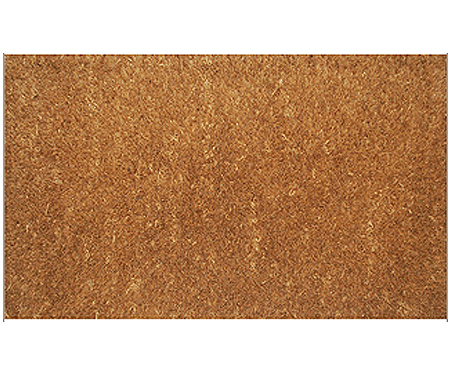 Plain Coir Doormat Brown Regular Doormats Large And