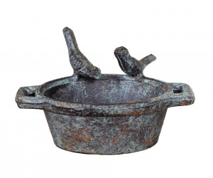 Cast Iron Mini Bird Dish