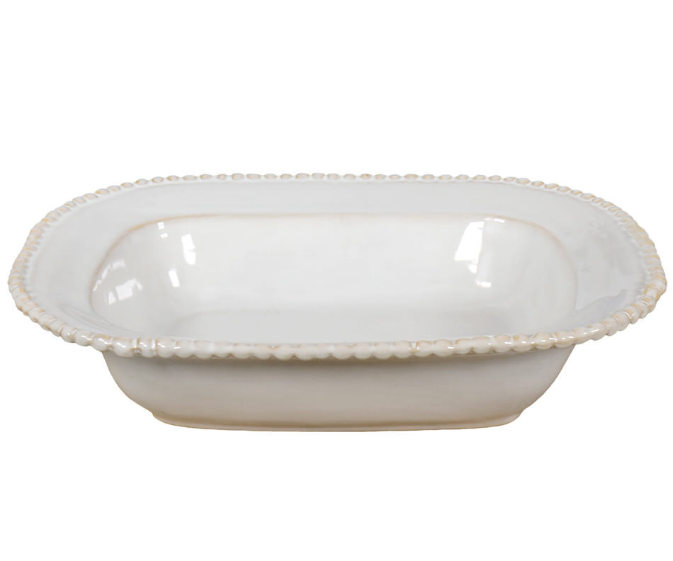 Oblong Bistrot Beaded Serving Dish