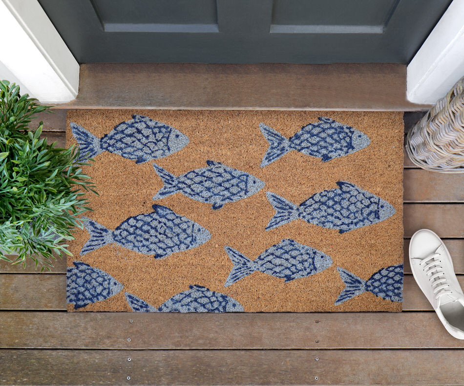 Montauk Fish Doormat 75x45cm