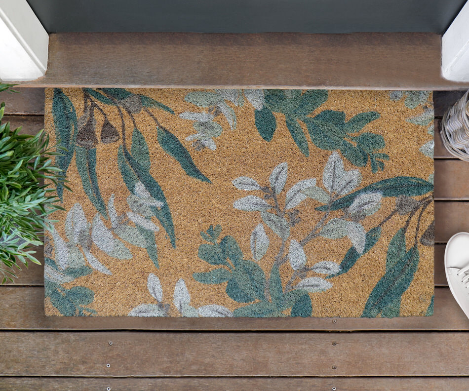 Franklin Eucalyptus Leaf Doormat 75x45cm