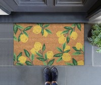 Sicilian Yellow Lemons Doormat - 75x45cm