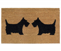 Jock & Joe Scotty Dogs Doormat 75x45cm