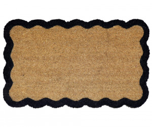 Aspley Wave Black Border Doormat