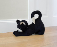 Boo the Black Cat Doorstop