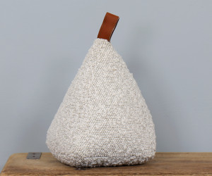 Boyle Ivory Boucle Doorstop