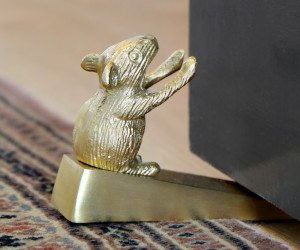 Maisie the Mouse Gold Door Wedge