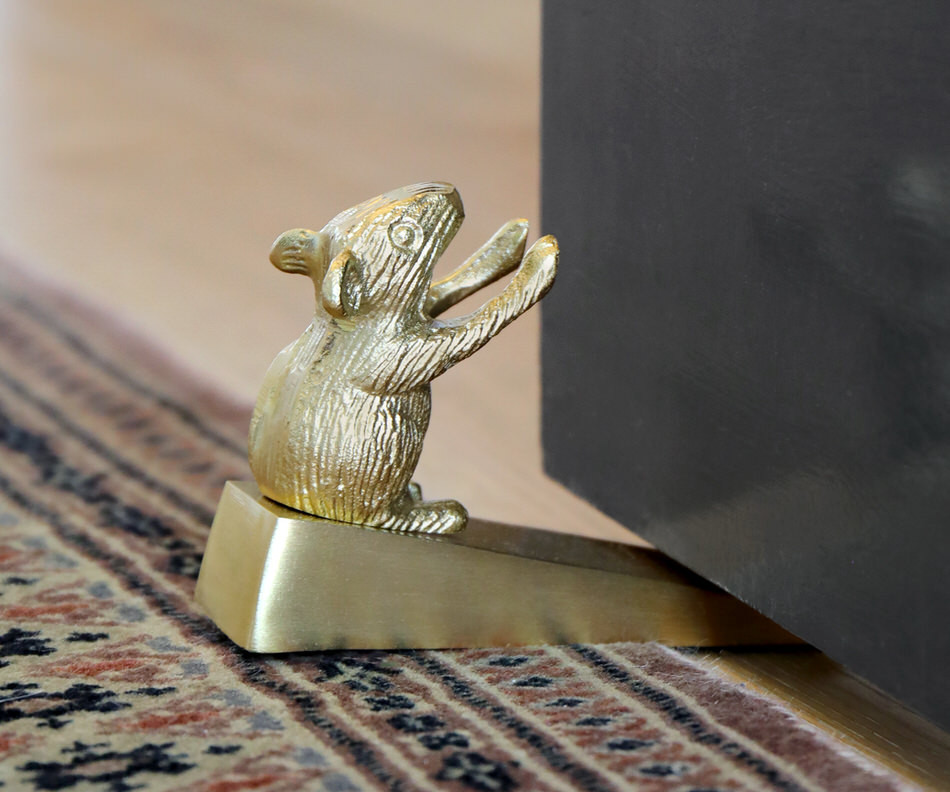 Maisie the Mouse Gold Door Wedge